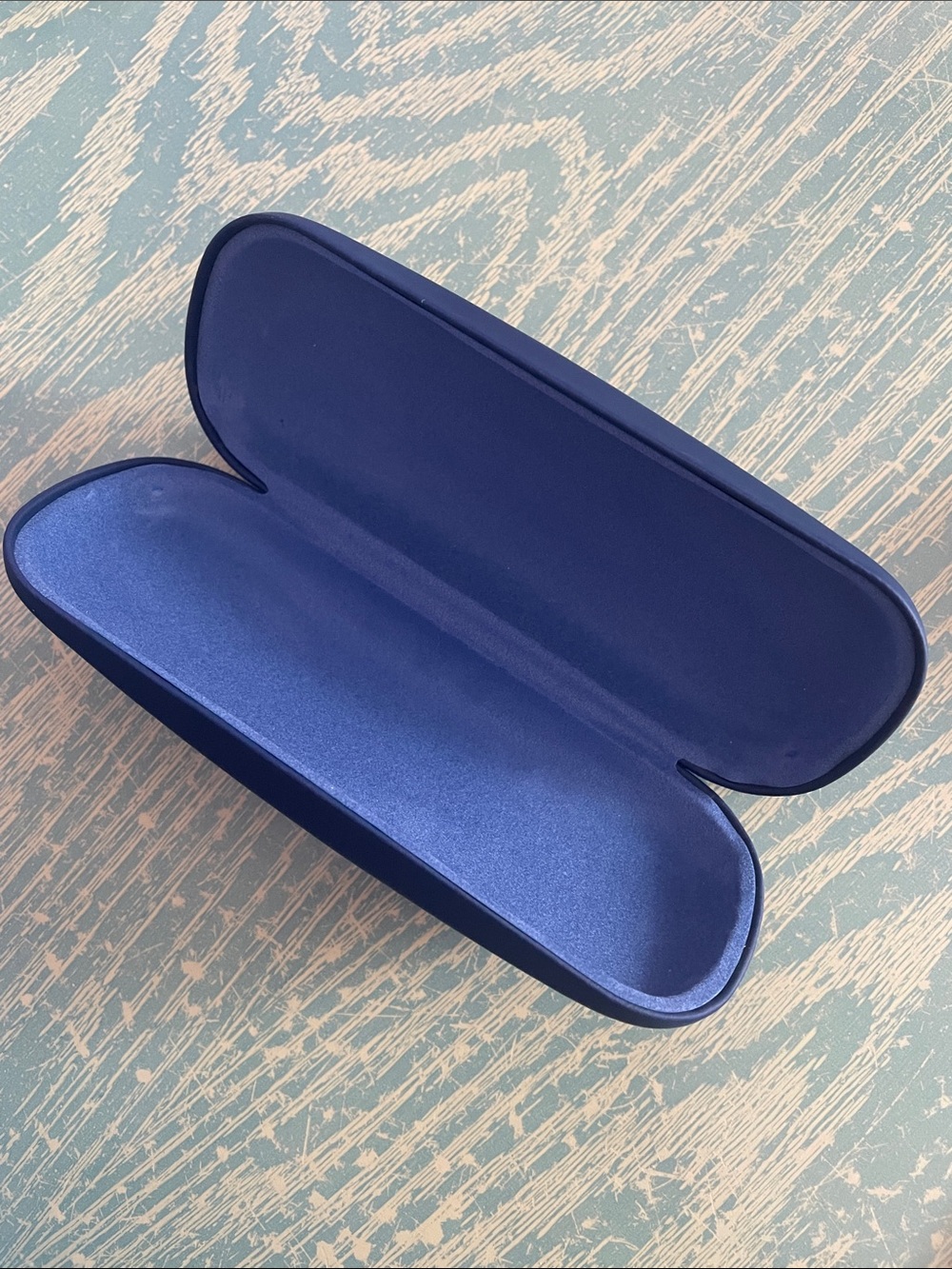 Unbranded Clamshell Eyeglasses Hardcase/Dark Blue